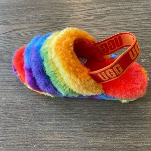 NEW UGG Multi Color Sling back Slippers